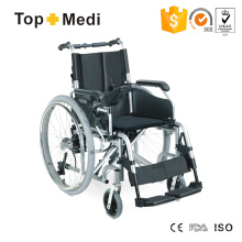 Cadeira de rodas elétrica multifuncional leve e dobrável com estrutura de alumínio